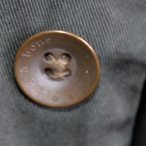 Rag & Bone Military Style Utility Jacket Sz L - Picture 6 of 7